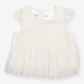 Sleeveless Top Chiffon White