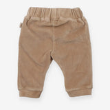 Joggers velour fawn