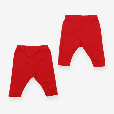 Leggings 2pc red bow to ankle