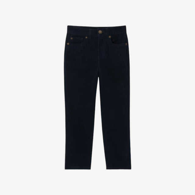 Kids' 5 Pocket Cotton Corduroy Trousers, Blue
