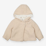 Cardigan Knit Fleece Lined Oatmeal