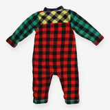 Playsuit colourful check