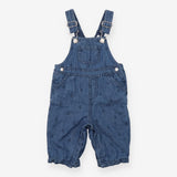 Denim Shortie Dungarees with Anchors