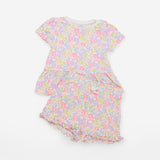 Outfit Ditsy Neon Tee & Shorts 2pcs
