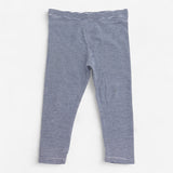 leggings jersey navy and white striped