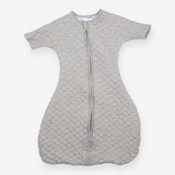 Grey snuggle suit with sleeves