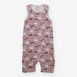 Romper dusky lilac birds