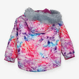 Raincoat Pink Galaxy Print