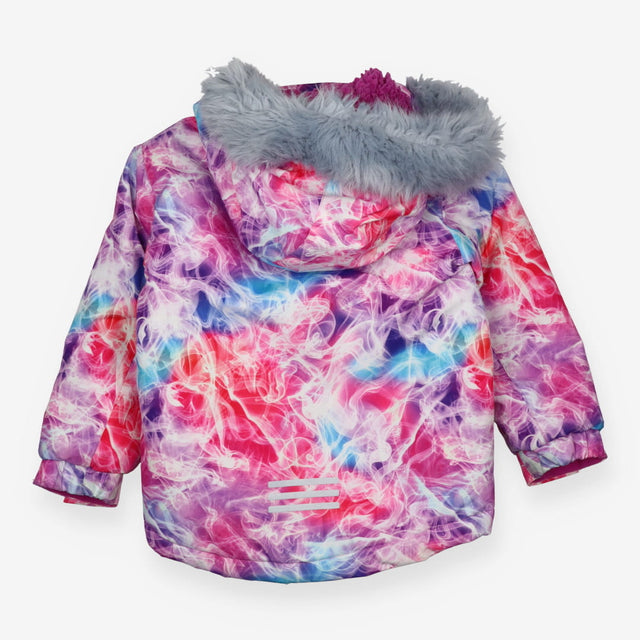 Raincoat Pink Galaxy Print