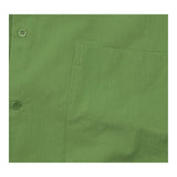 Sage Green Seersucker Short Sleeve Relaxed Shirt
