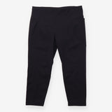 Black High Waisted Cropped Activewear Leggings