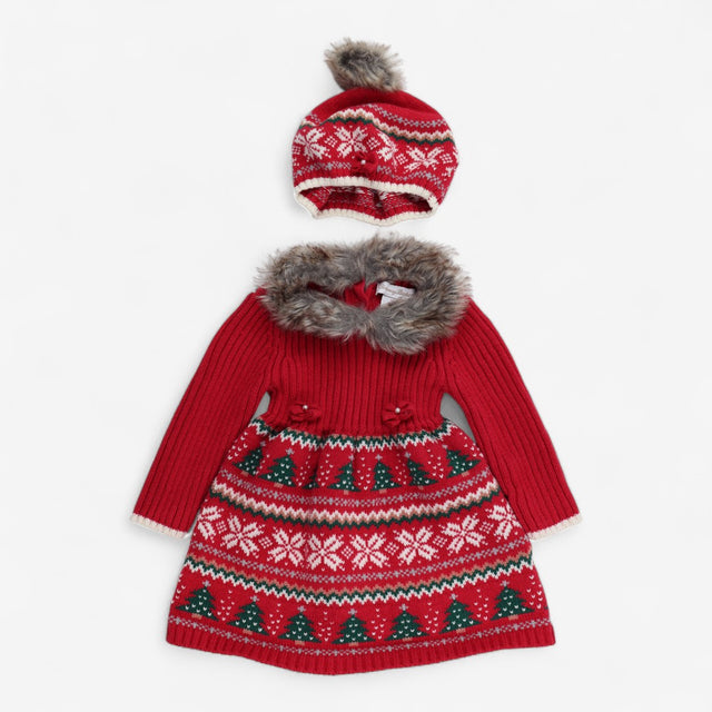 Tommy Bahama Knit Festive Dress & Hat