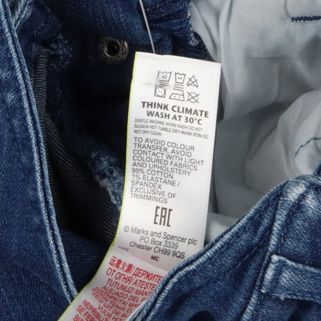 Blue Denim Shortie Dungarees
