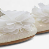 Cream Sequin Mary Janes 