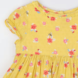 Dress Yellow Short Sleeve Bees