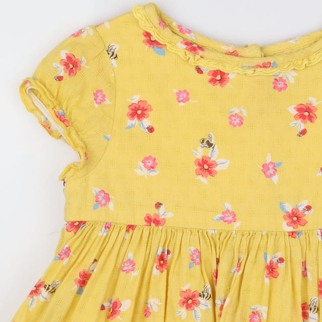 Dress Yellow Short Sleeve Bees