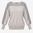 Grey Fine Knit Batwing Longline Jumper