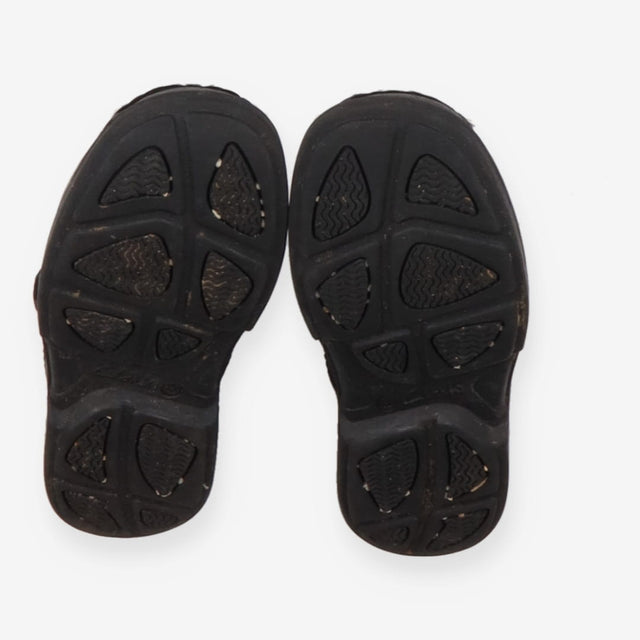 Black School Shoes Velcro Strap