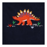 Dungaree navy dinosaur