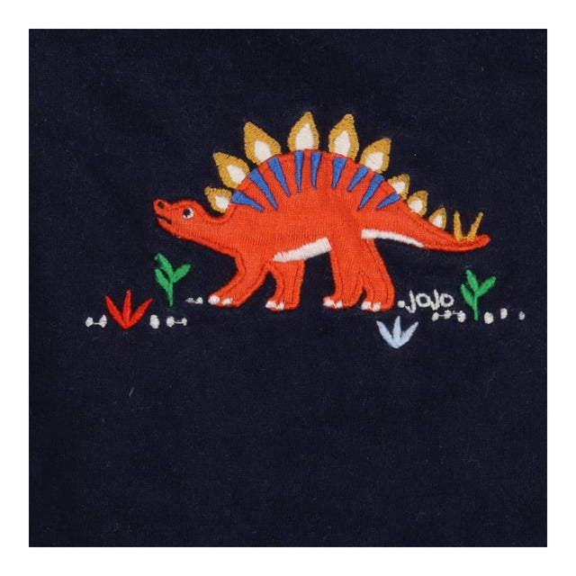 Dungaree navy dinosaur
