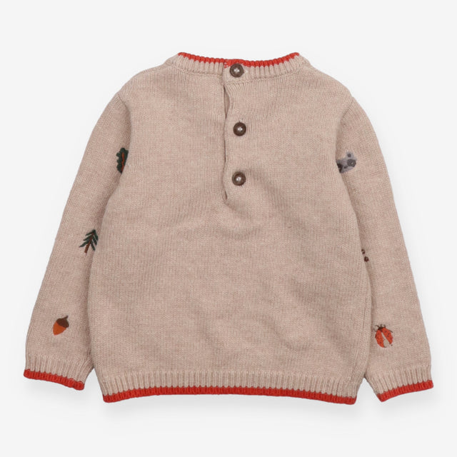 Jumper Knit Beige Campervan Adventures