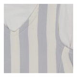 Striped pinafore dress with t-shirt