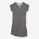 Dress black and white nursing - maternity