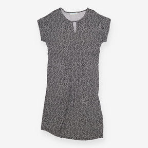 Dress black and white nursing - maternity