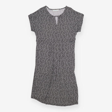 Dress black and white nursing - maternity