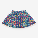Blue Bumble Bee Skort