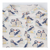 White puffin sleepsuit