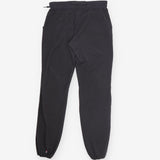 Black Joggers Side Drawstring Cuffable Legs