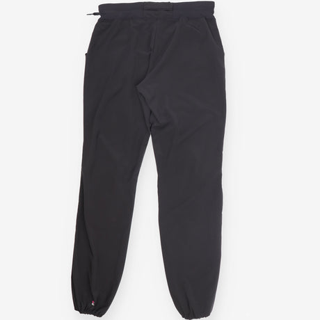 Black Joggers Side Drawstring Cuffable Legs