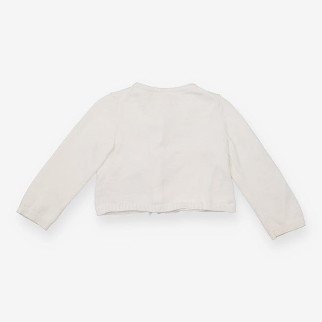 Cardigan White Bows