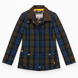 Field Jacket Navy Green Red Check Cord Collar