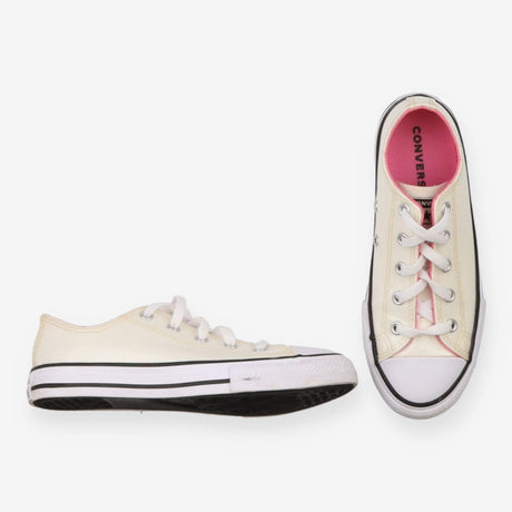 Trainers White Glitter with Pink Insoles
