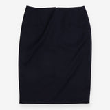 Navy Tailored Pencil Skirt Smart Workwear O