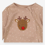 Sleepsuits fawn spot reindeer