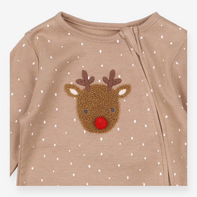 Sleepsuits fawn spot reindeer