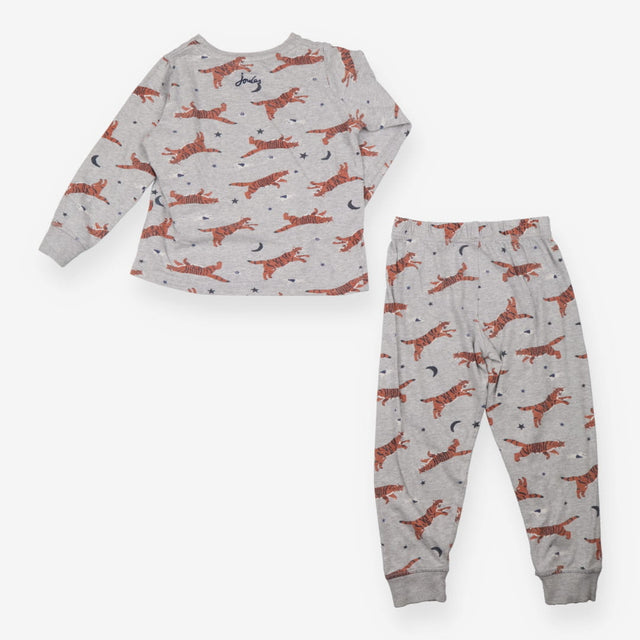 Pyjama Grey with Tigers, Stars and Mousse