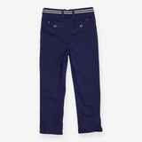 Chino Navy with Waistband Navy and White Strip