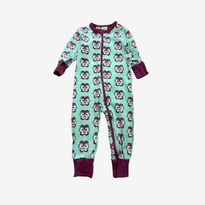 Mint and Fig Floral Zip Sleepsuit