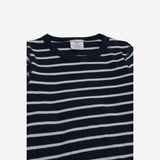 Navy and White Striped Bodysuit