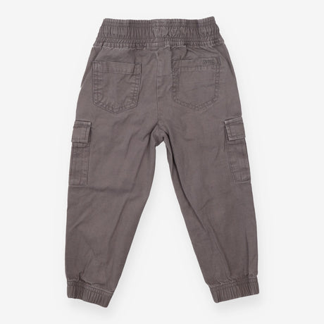 Grey cargo trousers