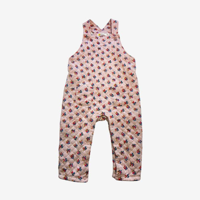 Pink Quilted Dungarees