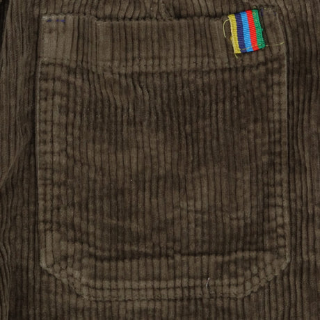 Cords trousers green white cord drawstring