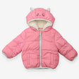 Pink Puffer Coat with Teddy Lining