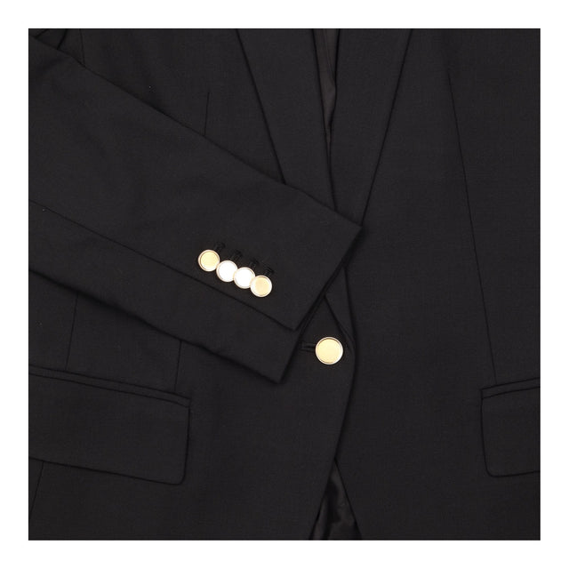 Club Monaco Black Tailored Single Breasted Blazer 