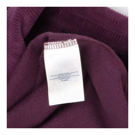 Lands End Purple Cord Shirt Dress