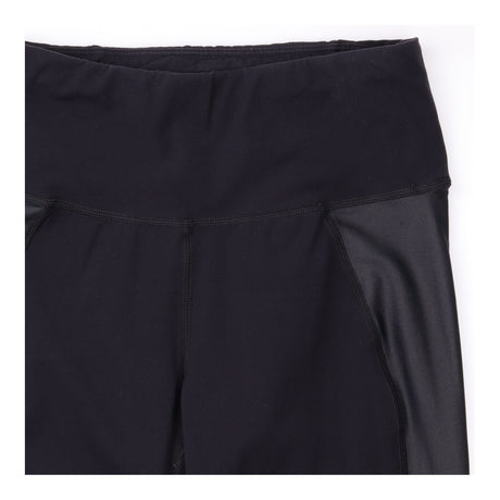 Leggings Synthetic Power Mesh Cropped Black